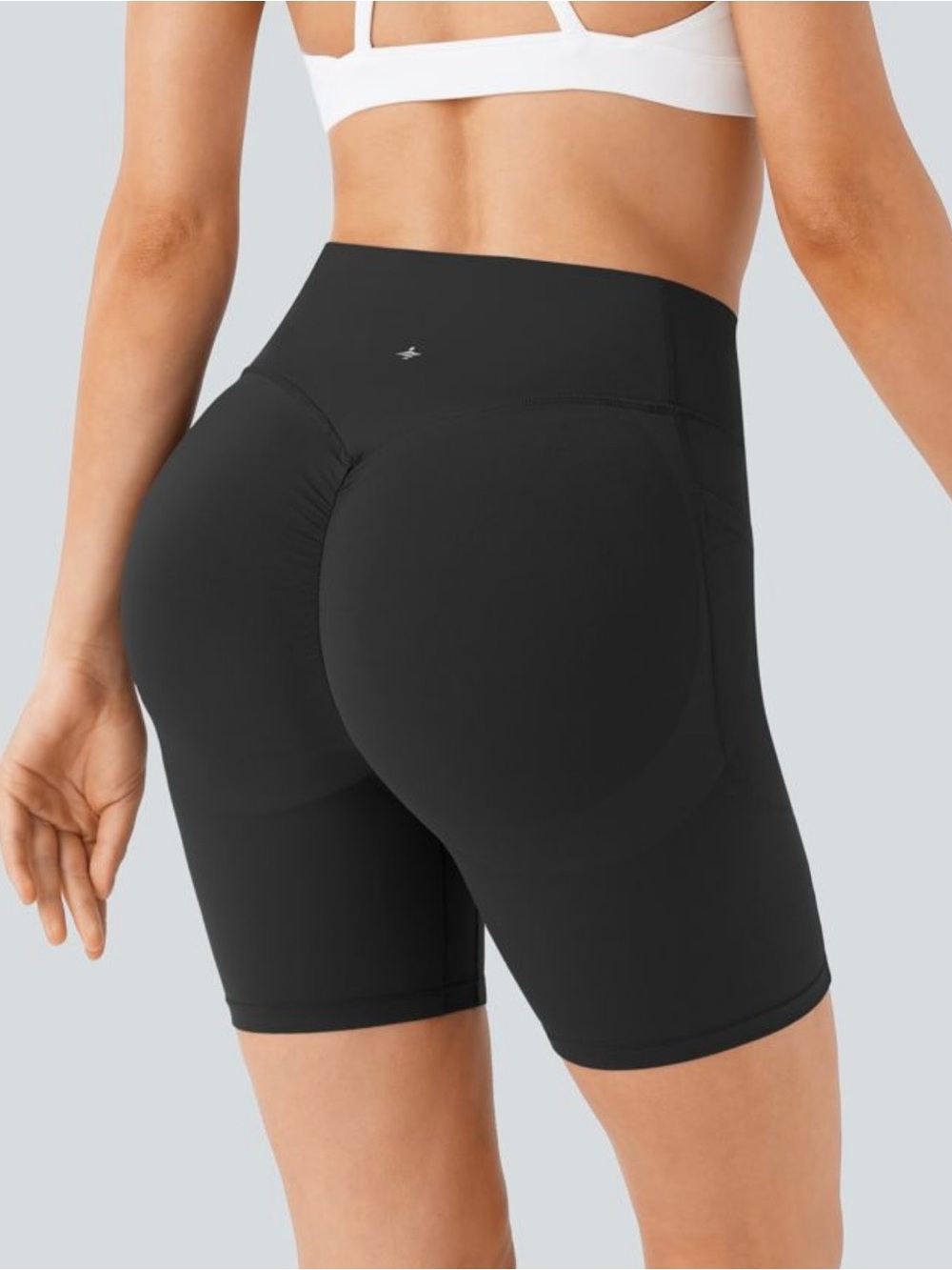 Halara UltraSculpt™ High Waisted Scrunch Butt Lifting Tummy Control 7" Inseam - Picture 6 of 8